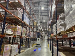 dexory robot in warehouse